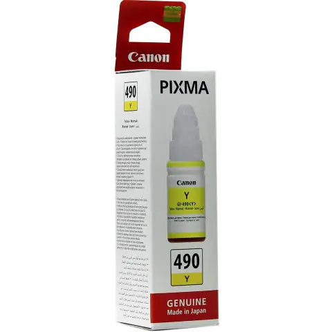 Canon GI-490Y - Tusz żółty do Canon G1400, G2200, G2400, G3200, G3400